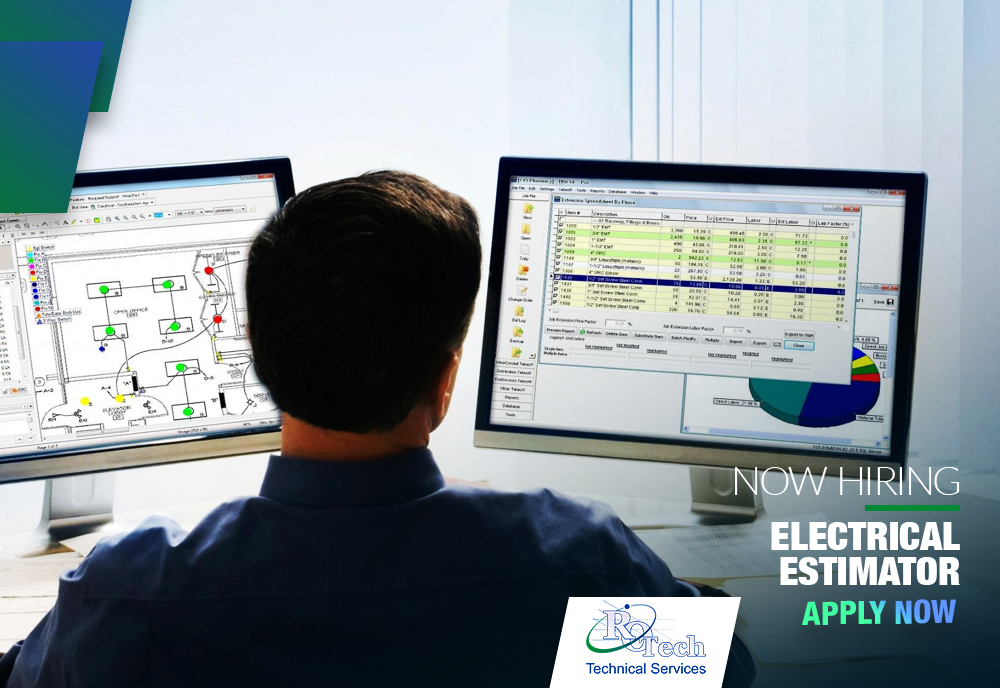 Electrical estimator clearance